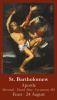 St. Bartholomew the Apostle Prayer Card